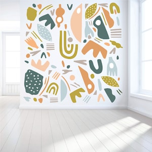 Abstract Shapes Wall Decals: Modern Home Decor