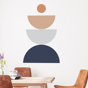 Geometric Wall Decals for Kids Room