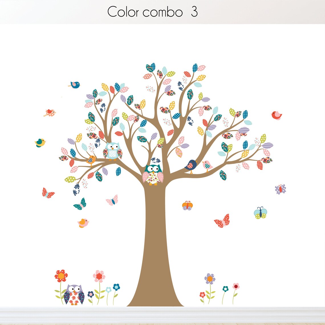 Tree Wall Decals for Nurseryboho Nursery Wall Decalsfloral Etsy