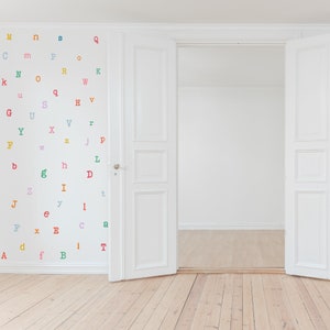ABC letter wall decals