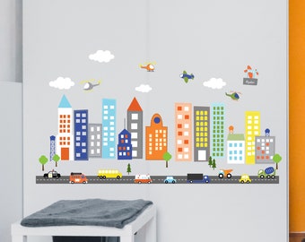 Cityscape - wall decals