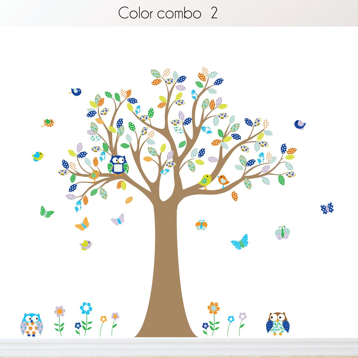 Tree Wall Decals for Nurseryboho Nursery Wall Decalsfloral Etsy