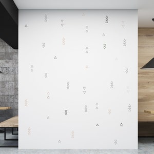 Hollow triangle -  wall decals