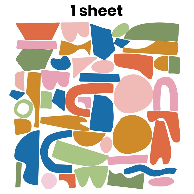 Geometric Shape Wall Decals image 4