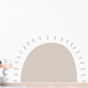 Wall Decal - Boho Sun wall decal - Sun Wall Sticker - hand drawn sun