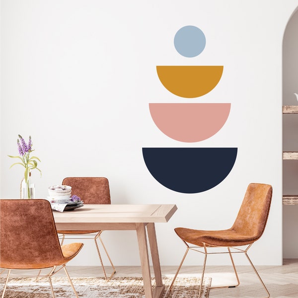 Circle Wall Decals Etsy