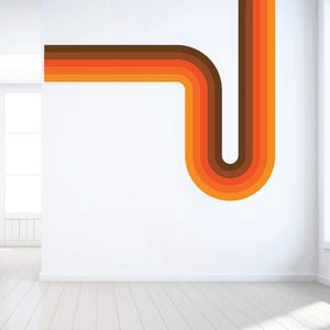 Wall Decal - Retro Stripes