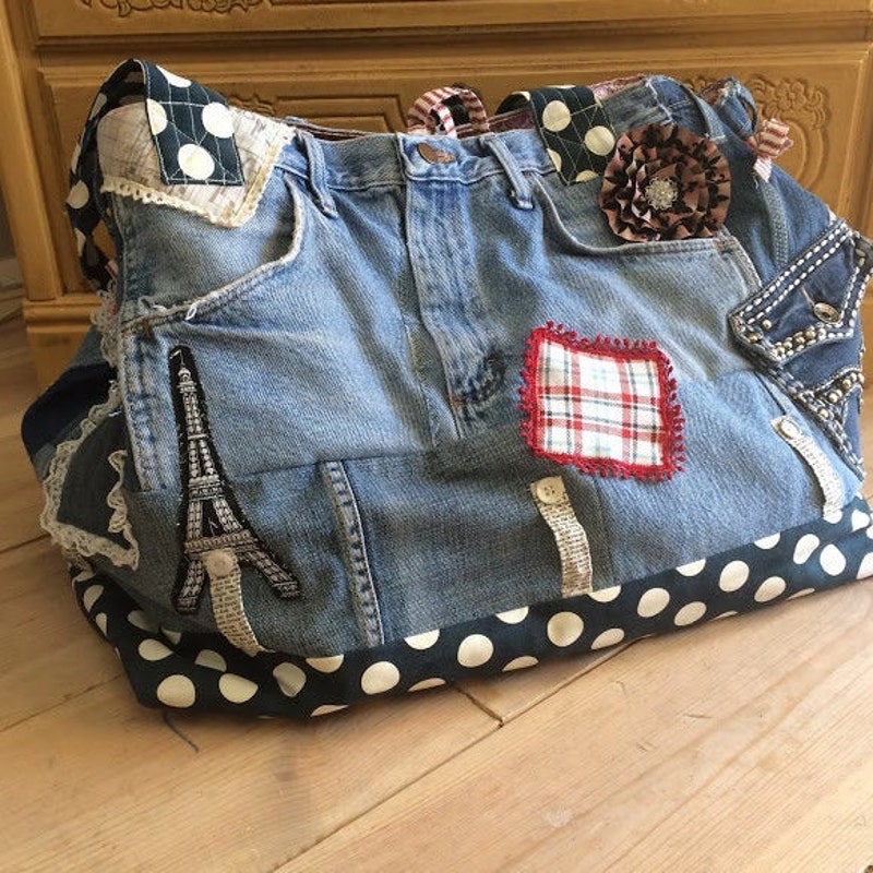 Denim Purse Pattern Etsy