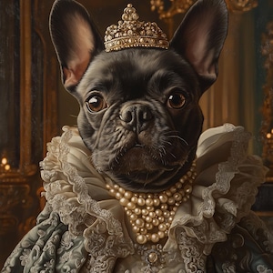 French Bulldog Digital Portrait – Printable Wall Art | Instant Download