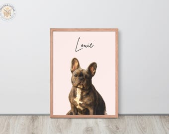 Custom Pet Portrait in Oil Painting Style Artwork from Your Photo - Personalized Pet Art, Digital or Print Portrait