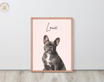 Custom Pet Portrait in Watercolor Style Artwork from Your Photo - Personalized Pet Art, Digital or Print Portrait
