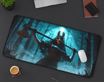 Alfombrilla de escritorio The Huntress DBD - Dead By Daylight, Killer, Horror, 32x16