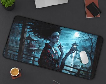 Alfombrilla de escritorio Spirit Dead by Daylight - Rin Yamaoka, DBD, Terror, Videojuego, Anime, Arte japonés, Alfombrilla de ratón para juegos de 32x16