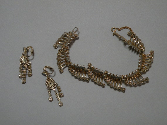 Rare Vintage Hattie Carnegie Bracelet & Earring S… - image 5