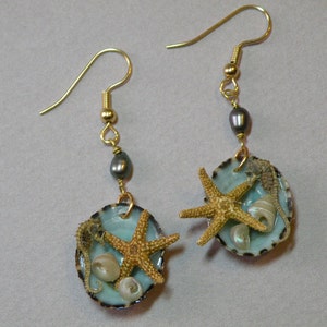 Seahorse & Starfish Earrings