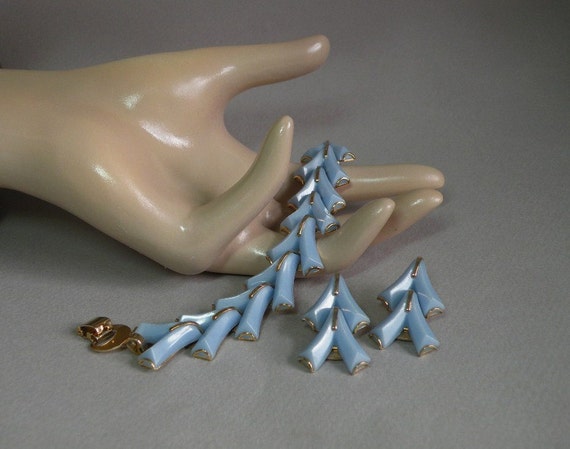 Vintage Sky Bracelet & Earring Set - image 2