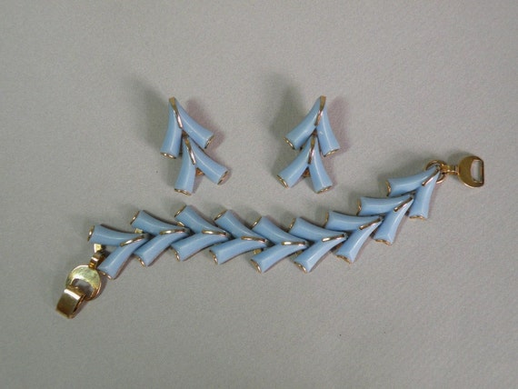 Vintage Sky Bracelet & Earring Set - image 1