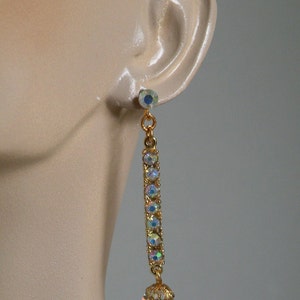 Crystal Iris Dangle Earrings image 4