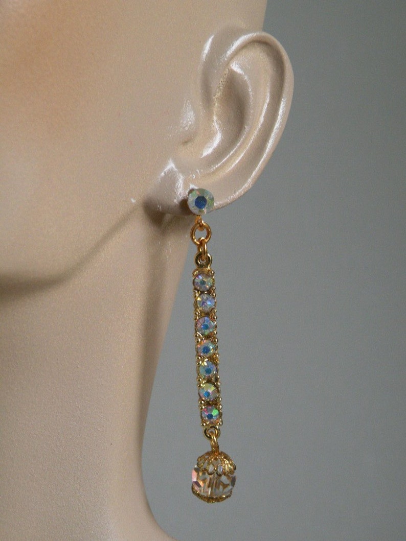 Crystal Iris Dangle Earrings image 4