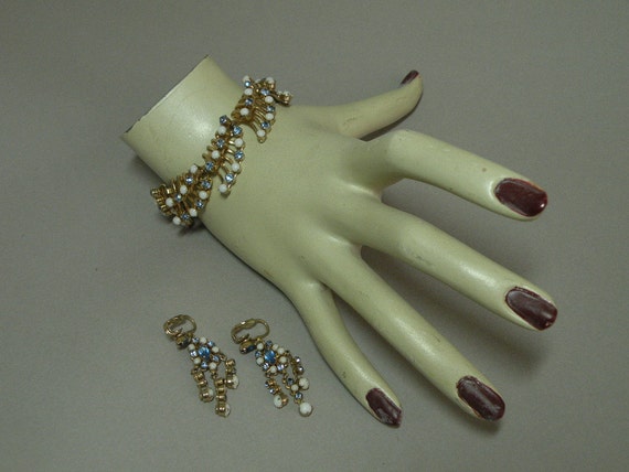 Rare Vintage Hattie Carnegie Bracelet & Earring S… - image 2