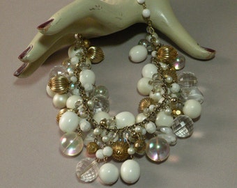 Vintage Bangle Bead Necklace