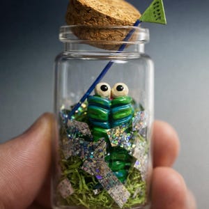 Handmade Polymer Clay Emotional Support Slug - Pocket Therapist Gift