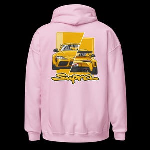 Unisex Toyota &quot;Supra&quot; Unisex Heavy Blend Hoodie - Pink