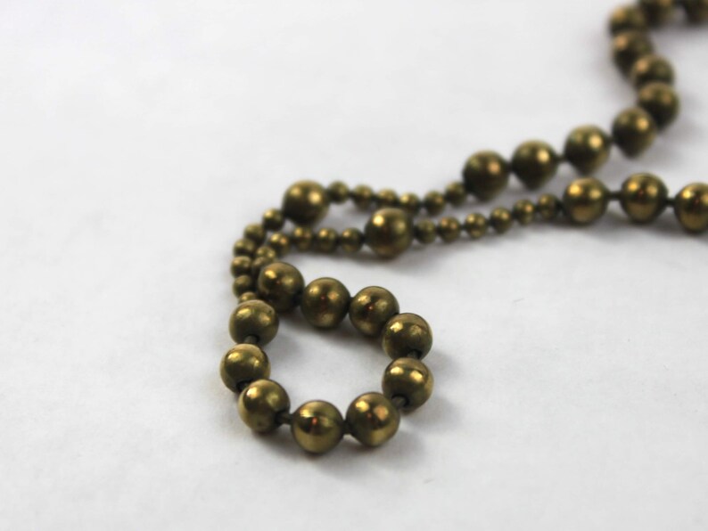 1940s Ball Bead Necklace Art Deco image 1