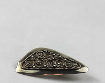 Modernist Sterling Atomic Biomorphic  Brooch