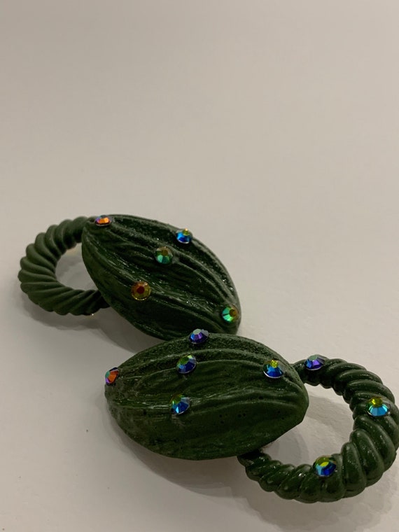 1990s Doorknocker Earrings Jeff Lieb Vintage