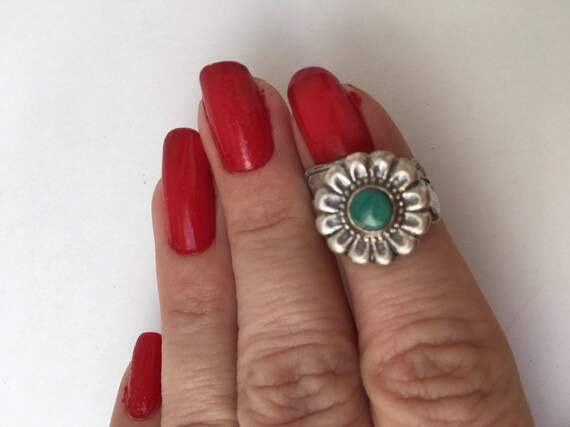 1940s Silver Crest Harvey Era NOS Pawn Silver Ring