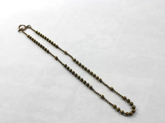 1940s Ball Bead Necklace Art Deco - image 3