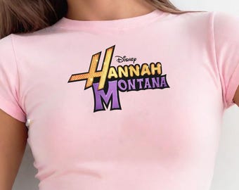 Disney Hannah Montana 20 Year Celebration Baby Tee, Disney Channel Star Baby Tee,Hannah Montana Baby tee, Magic Kingdom Disneyland Trip