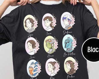 Disney Star Wars Girls Character Coquette Bow Shirt, Girls Run the Galaxy, Star Wars Hollywood Studios Shirt, May The 4Th Be With You