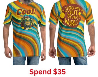 Men’s All Over Print T-Shirt | Regular Fit Graphic Tee | XS–2XL | Trendy Streetwear Shirt