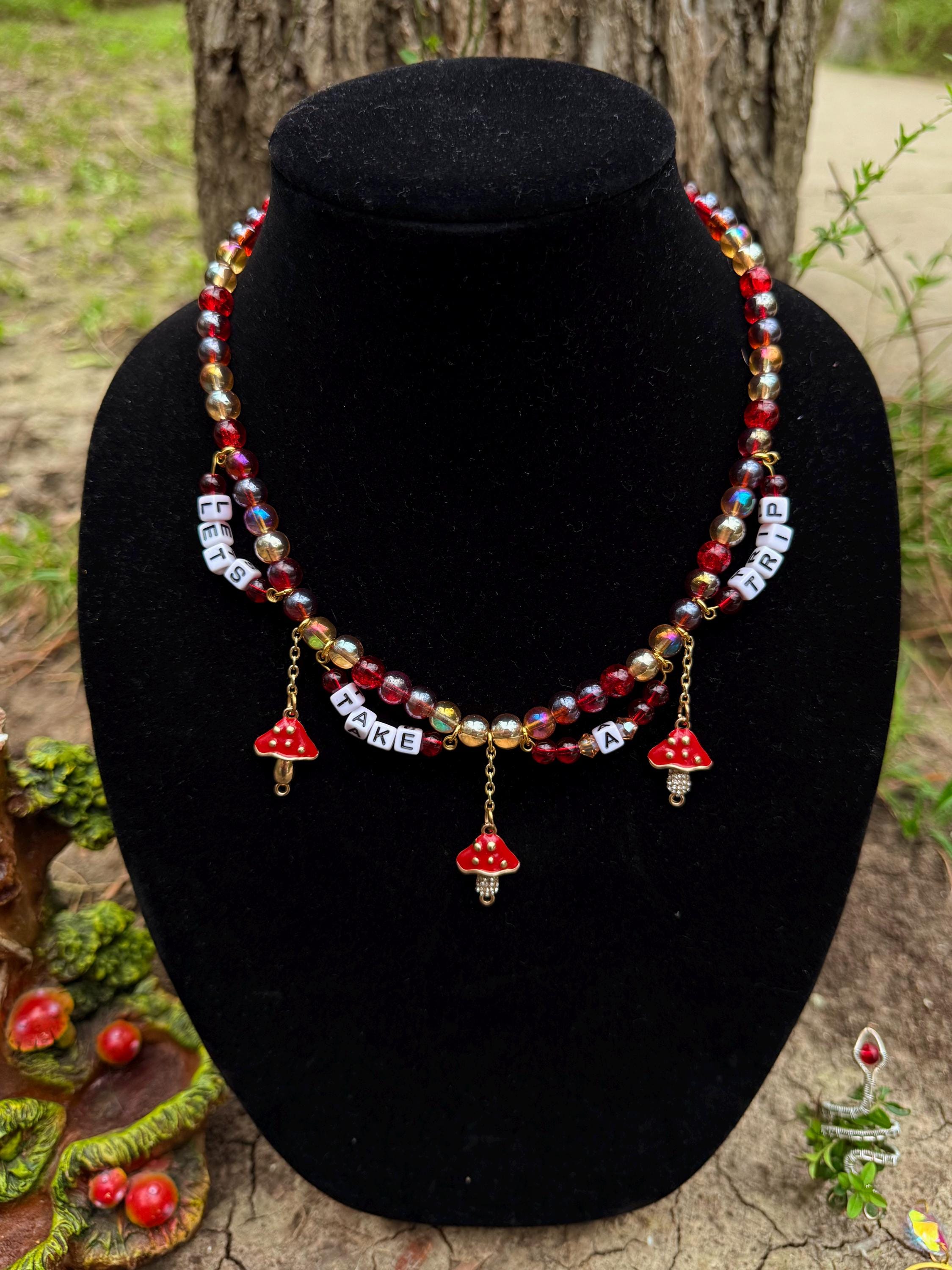 Mushroom Necklace