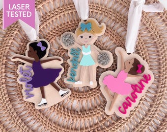 Cheer, Dance, and Figure Skating Ornament SVG Bundle for Custom Keepsake