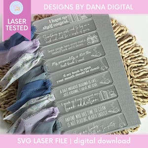 Acryl Lesezeichen SVG Geschenk für Buchliebhaber Acryl Lesezeichen SVG Lesen Wortspiele Geschenk für Sie SVG Benutzerdefinierte Geschenk Geburtstagsgeschenk Lesezeichen Laser-Datei