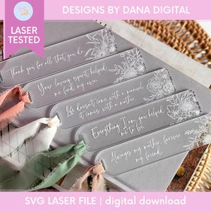 Moederdag bladwijzer SVG-cadeau voor moeder Acryl bladwijzer SVG-cadeau voor oma SVG-cadeau voor schoonmoeder Cadeau voor Moederdag Cadeau