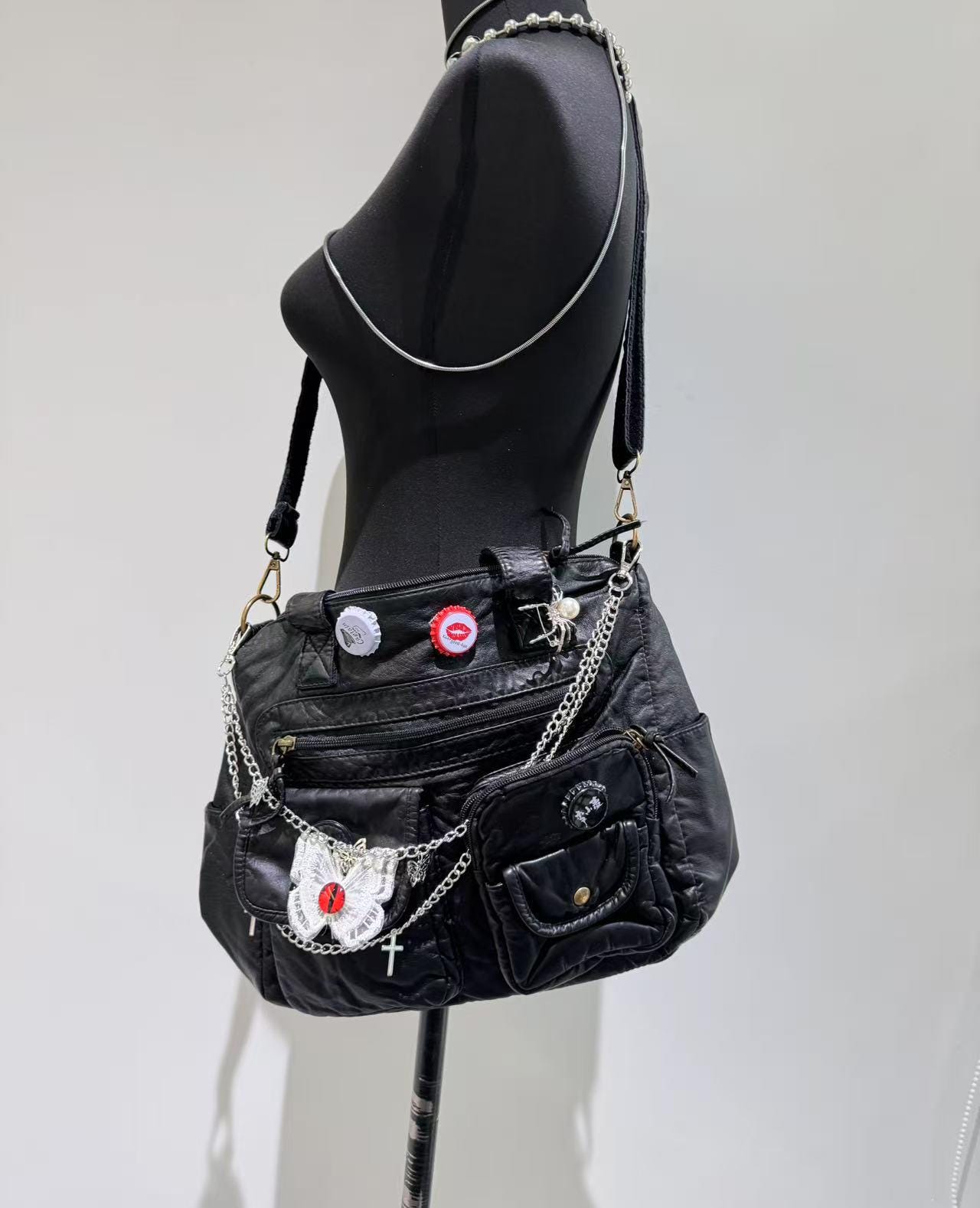 Y2k Grunge Messenger Bags - Etsy