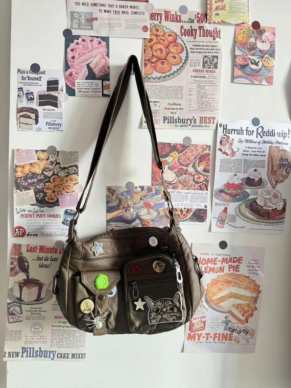 Y2K Bottle Cap Crossbody Bag: Colorful Punk Goth Shoulder Bag - Etsy