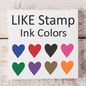 Facebook Like Stamp Custom Teacher Facebook Like Button Rubber Stamp Custom Teacher Gift Custom Self-inking Facebook Rubber Stamp image 3