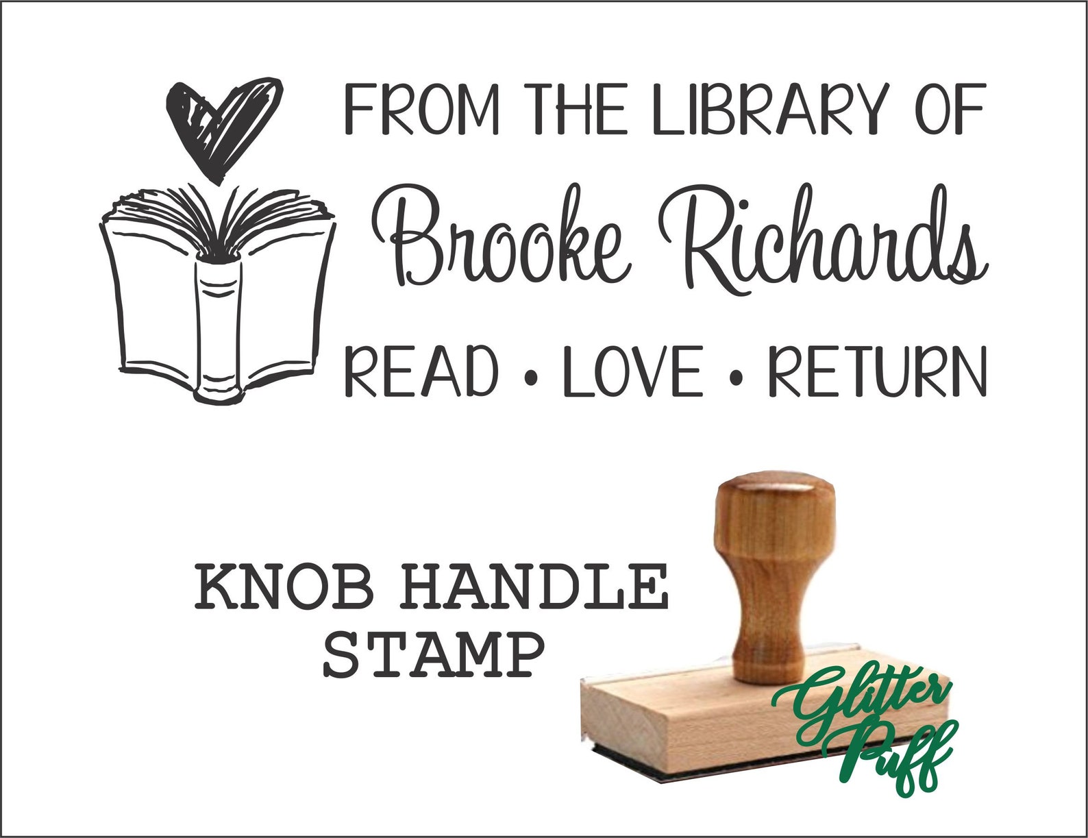 Custom Library Stamp Personalized Classroom Library of Etsy