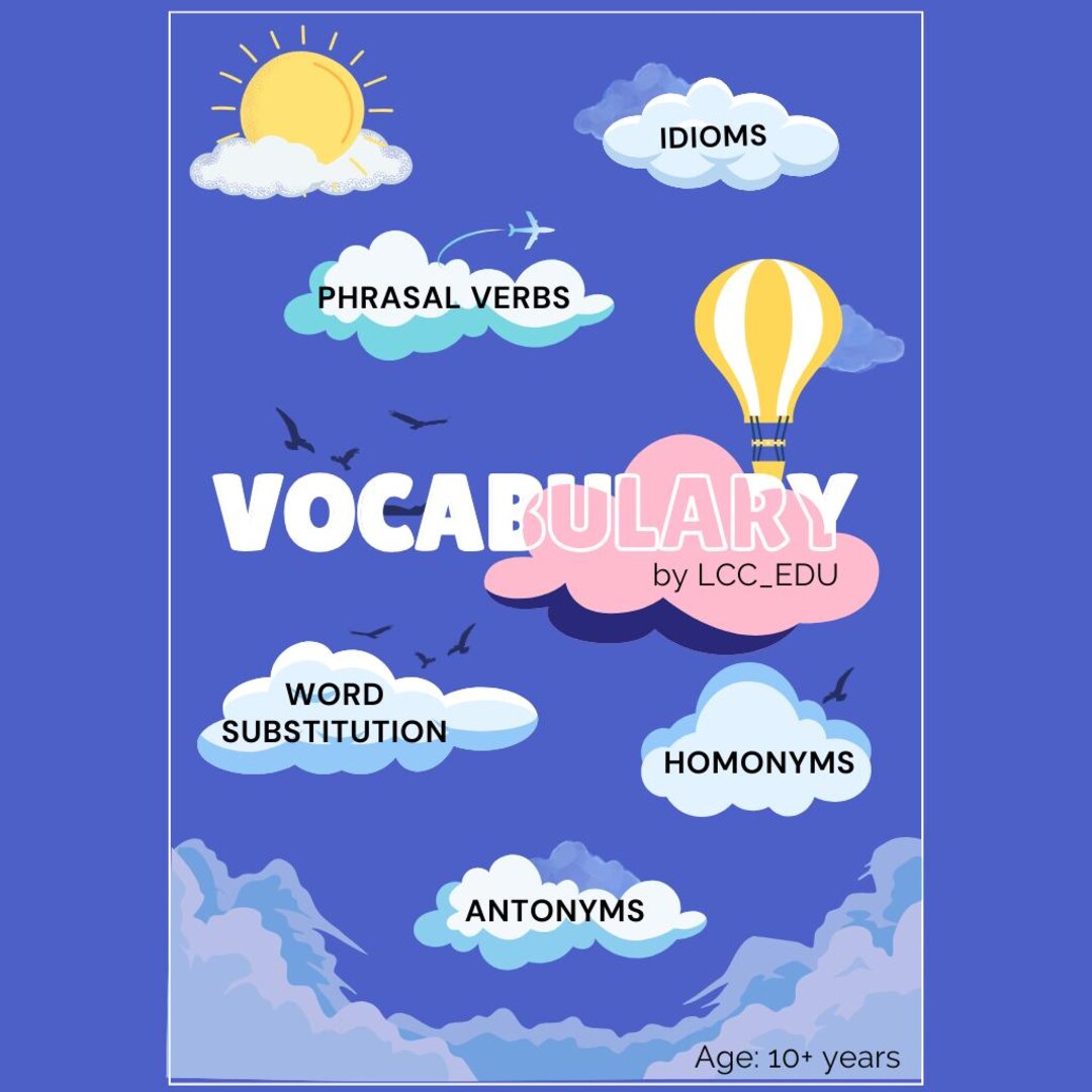 Let's Learn Vocabulary - Etsy