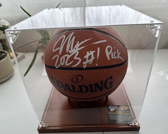 Victor Wembanyama "Wemby" signed San Antonion Spurs autographed Spalding basketball w/COA - 623