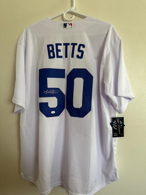 Mookie Betts Signed Los Angeles LA Dodgers Autographed Nike