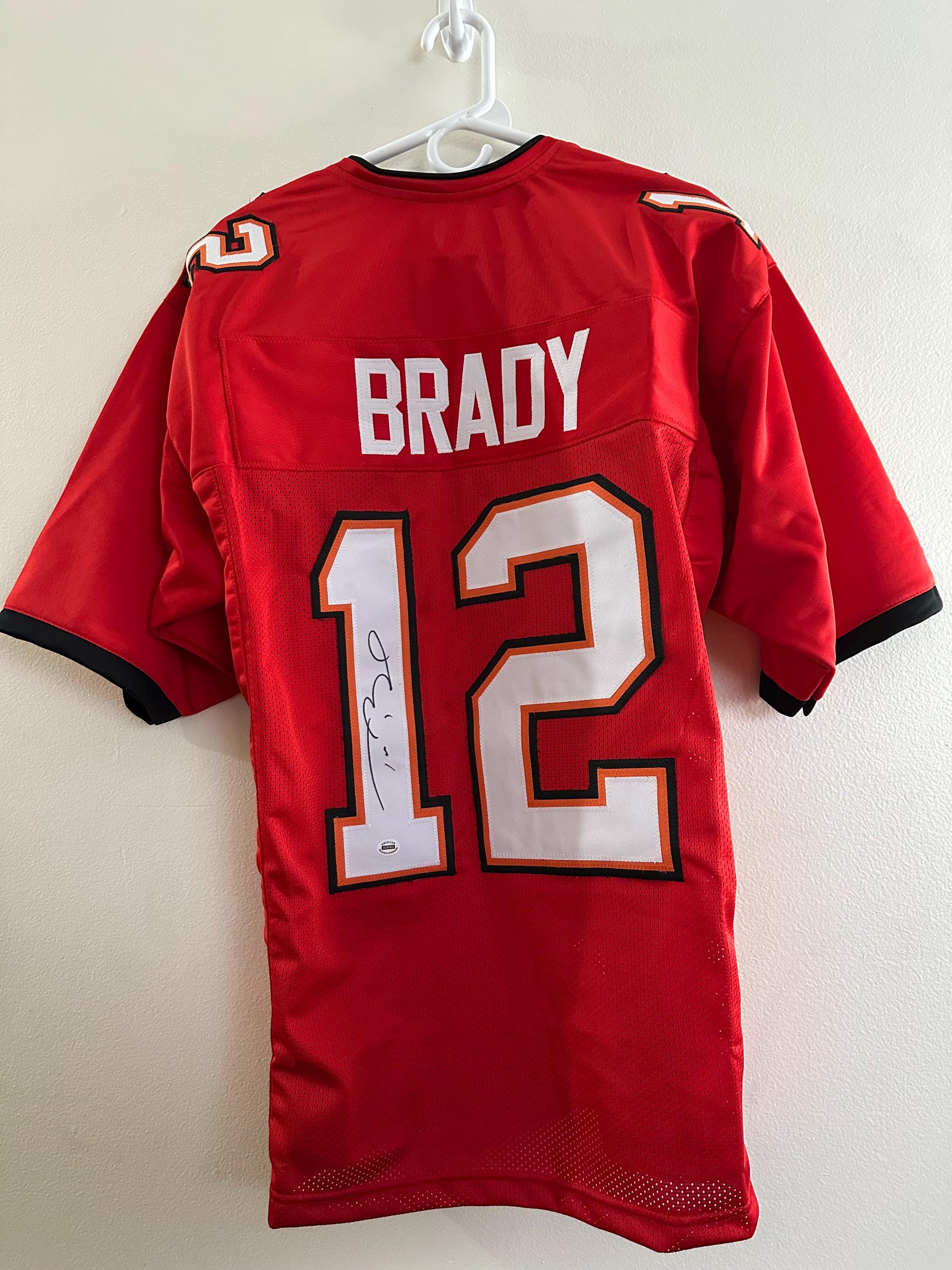 Tom Brady Signed Tampa Bay Buccaneers Custom Jersey - Autographed