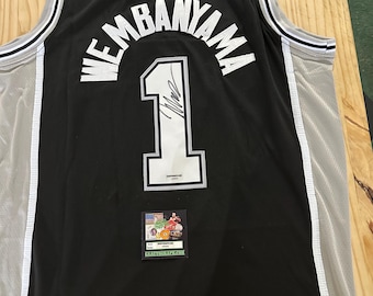 Victor Wembanyama podpisał koszulkę koszykówki Nike z autografem San Antonio Spurs i certyfikatem COA XL 570