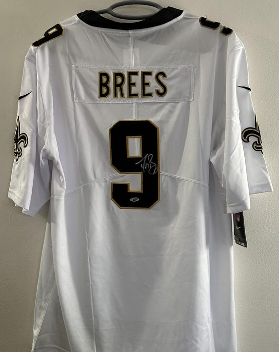 Drew Brees Signed New Orleans Saints Autographed Nike Football
