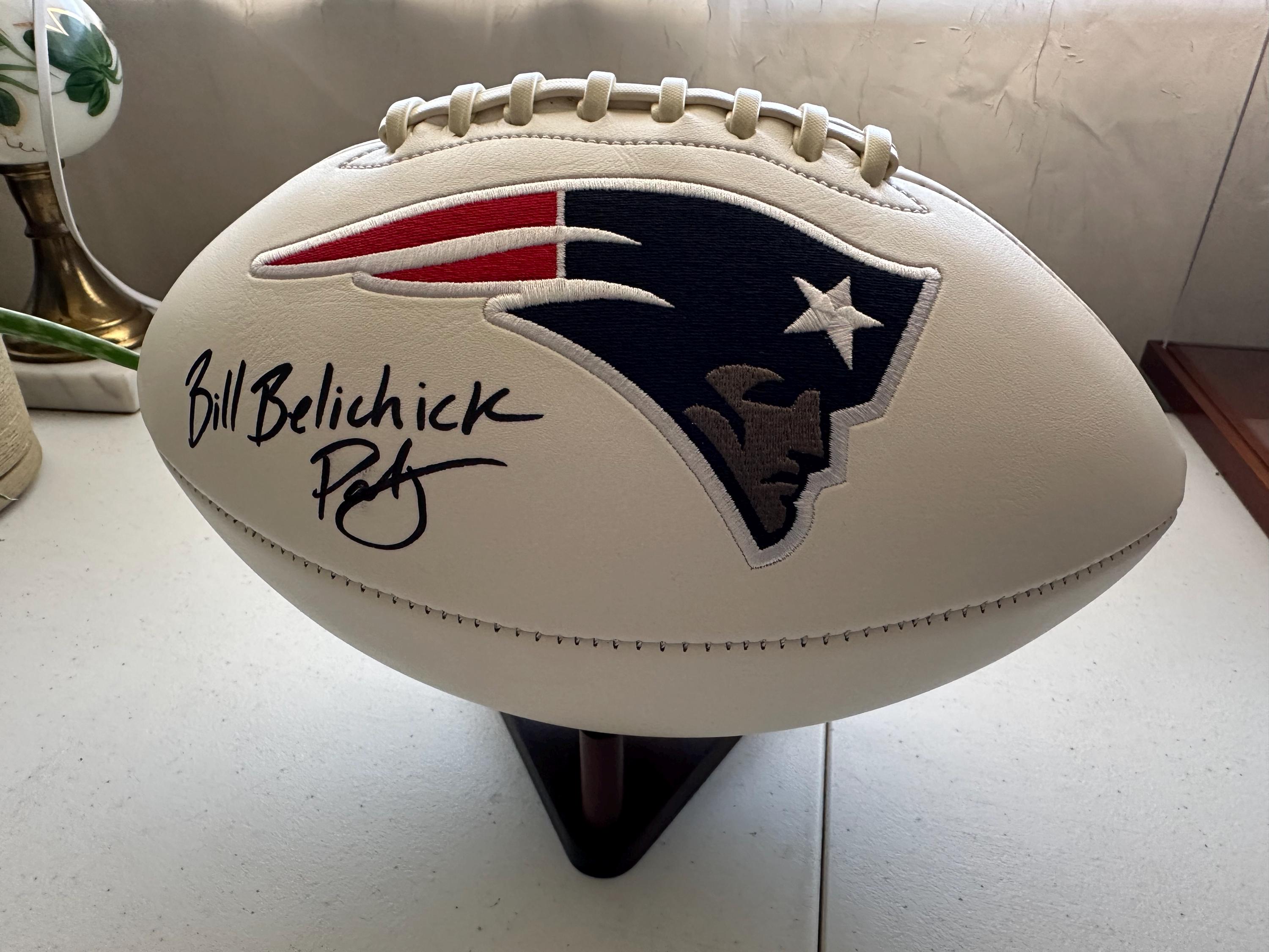 Photo Dédicacée 8x10 Signée Bill Belichick - Entraîneur Des North Carolina Tar Heels, Original